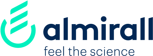 aha! Allergiezentrum Schweiz - Sponsoren - Logo - Almirall: Feel the Science